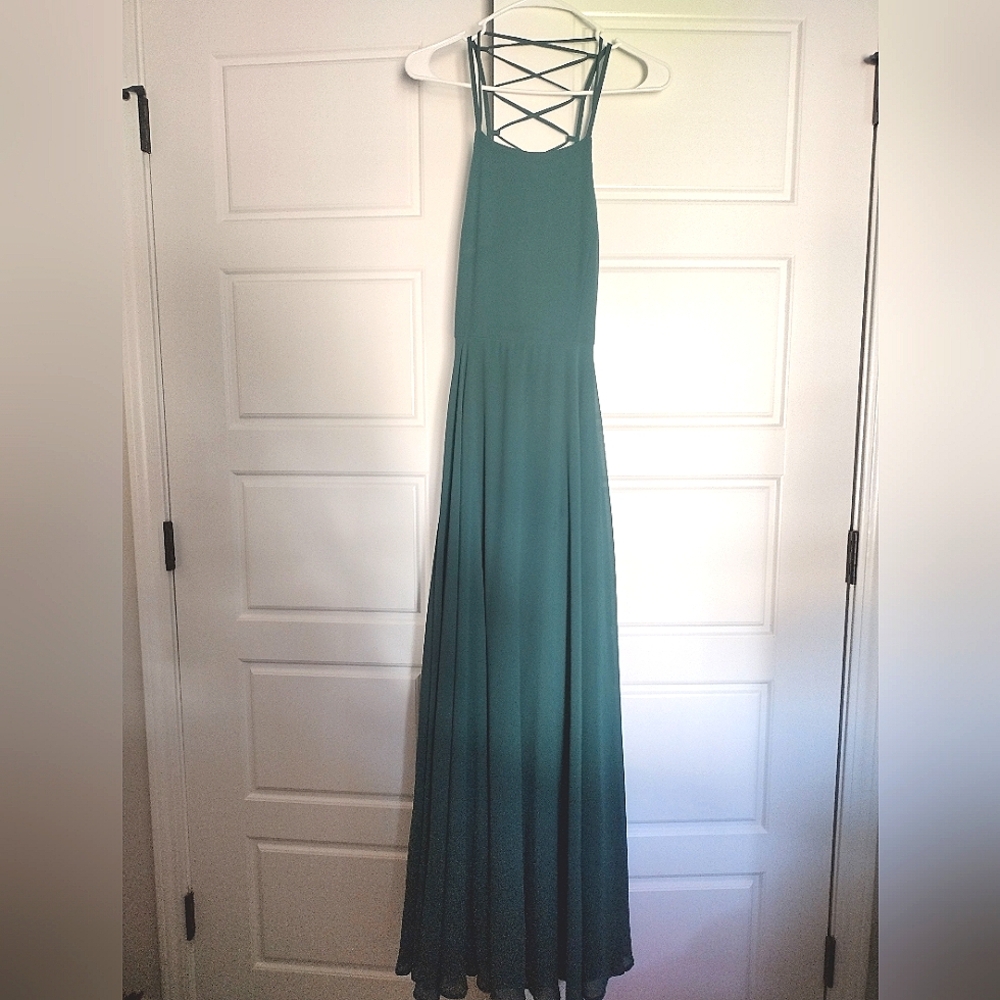 Elegant Teal Maxi Lulus Dress